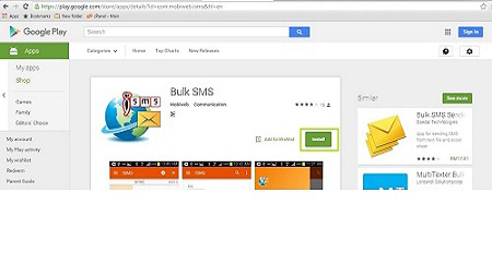 Bulk SMS Australia Android App Tutorial
