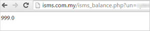 Check SMS Balance with PHP Code