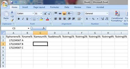 Create CSV File Using Microsoft Excel in iSMS Australia